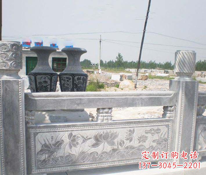 漯河园林仿古石栏板景观石雕 (3)