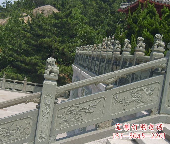 漯河园林仿古石栏板景观石雕 (4)