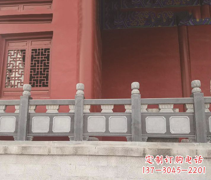 漯河园林仿古石栏板景观石雕 (8)