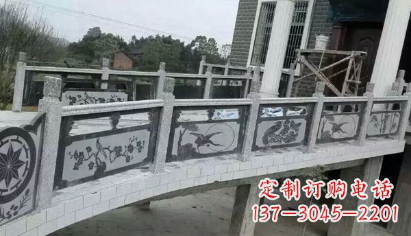 漯河园林仿古石栏板景观石雕 (10)
