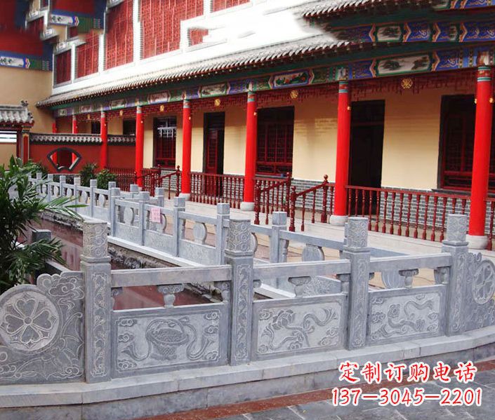 漯河园林仿古石栏板景观石雕 (12)