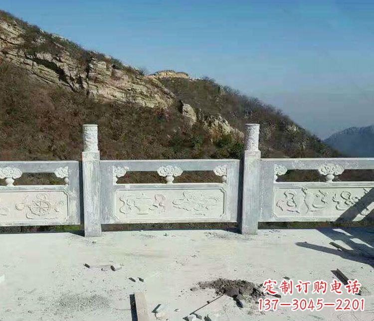 漯河园林仿古石栏板景观石雕_2 (3)