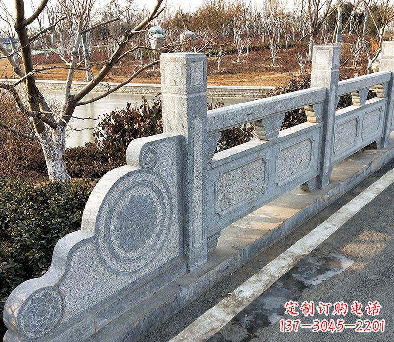 漯河园林仿古石栏板景观石雕_1