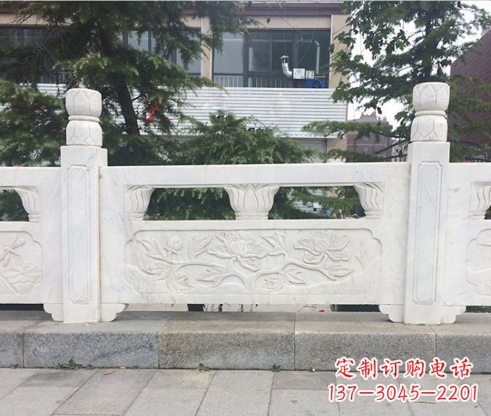 漯河园林景观大理石浮雕栏板 (2)