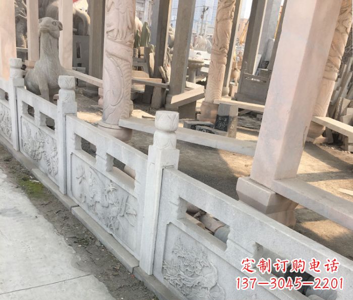 漯河园林景观大理石浮雕栏板石雕