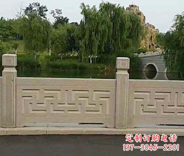 漯河园林景观大理石栏板石雕 (4)