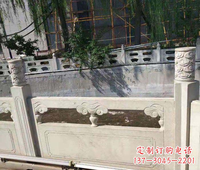 漯河园林景观大理石栏板石雕 (6)