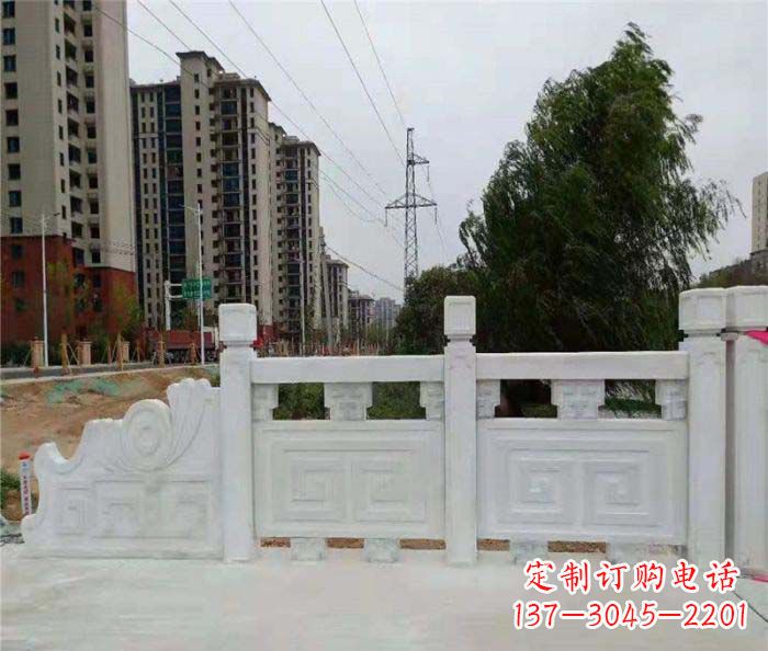 漯河园林景观大理石栏板石雕 (5)