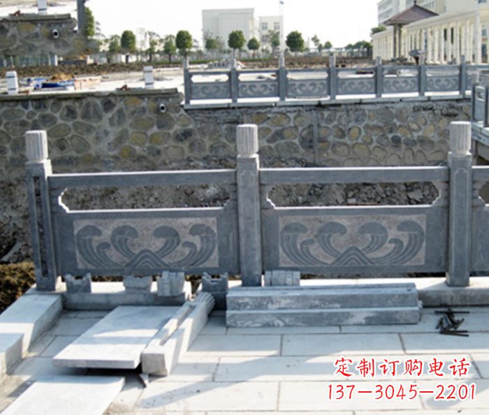 漯河园林景观大理石栏板石雕 (11)