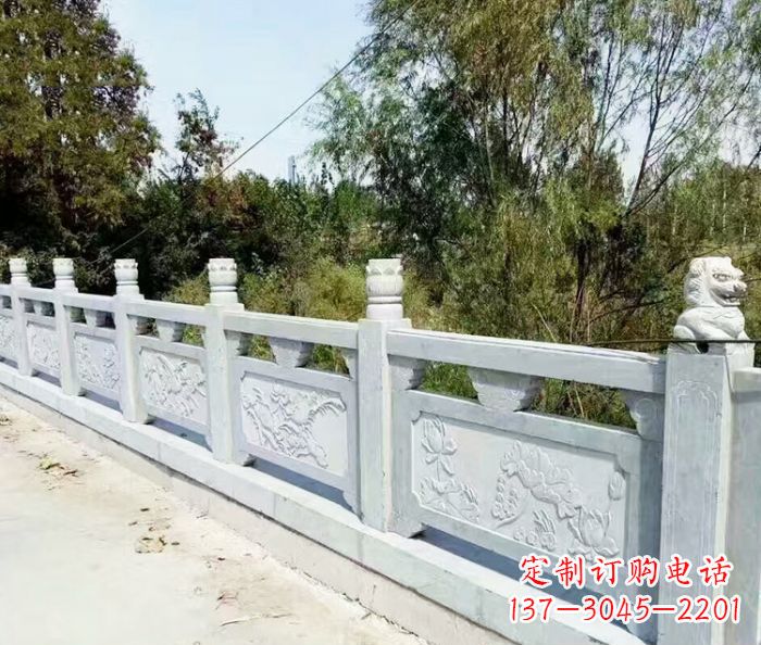 漯河园林景观大理石栏板石雕_1
