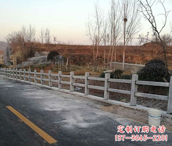 漯河园林景观大理石栏杆石雕 (2)