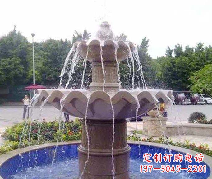 漯河园林景观大理石喷泉石雕