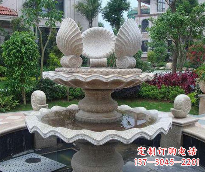 漯河园林景观多层喷泉石雕