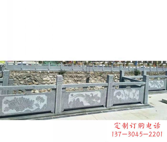 漯河园林景观仿古石雕栏板 (5)