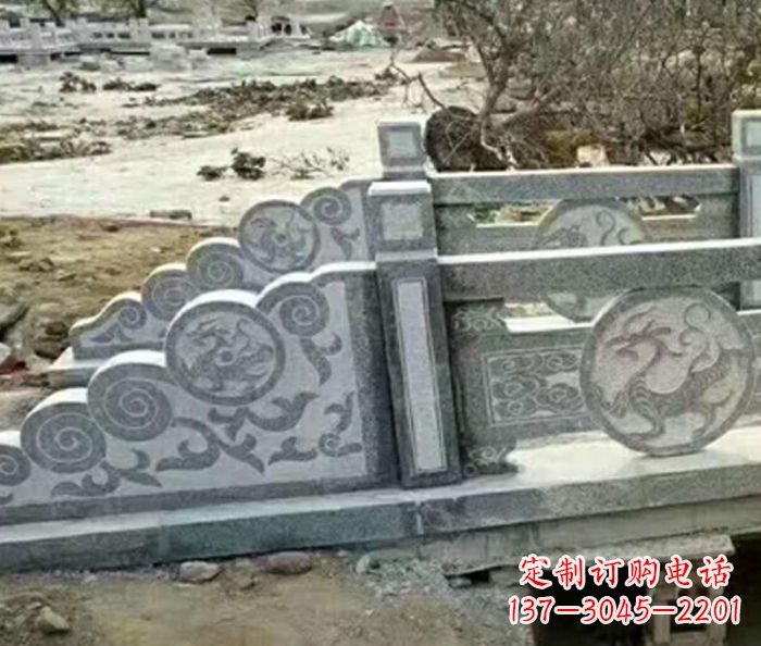 漯河园林景观仿古石雕栏板 (10)