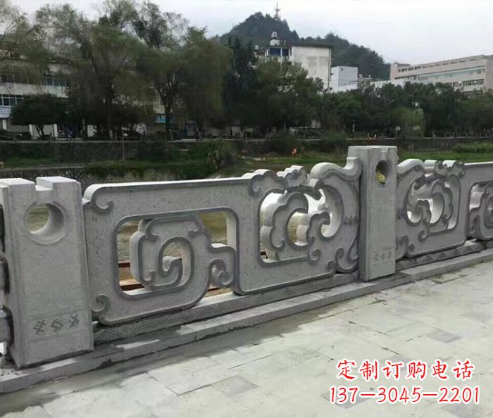 漯河园林景观仿古石雕栏板_1