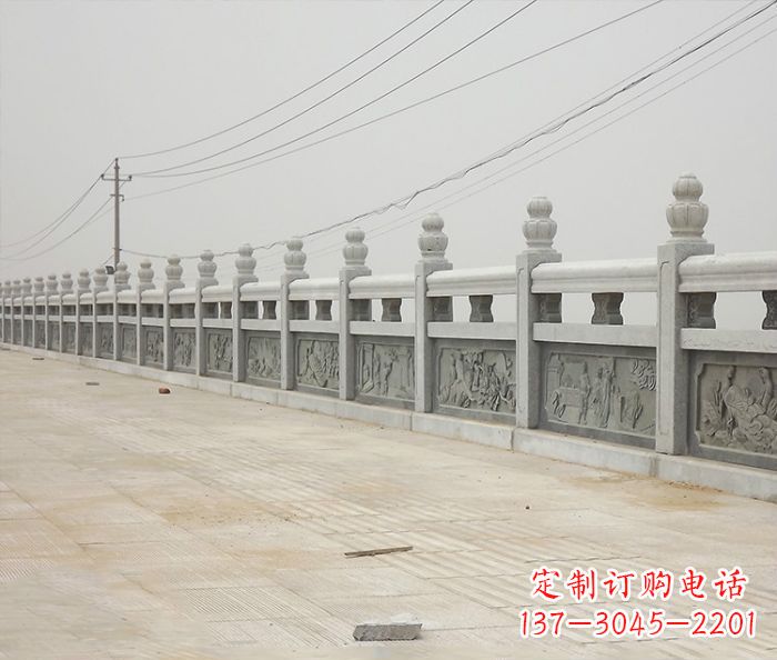 漯河园林景观仿古石雕栏板_2