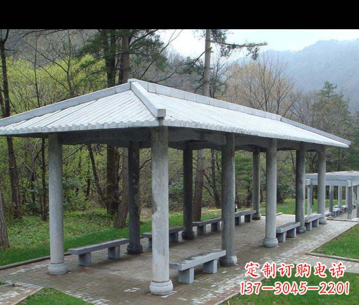 漯河园林景观仿古石雕长廊