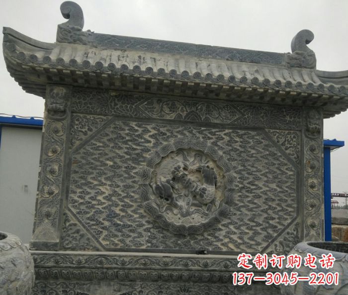 漯河园林景观仿古石雕影壁