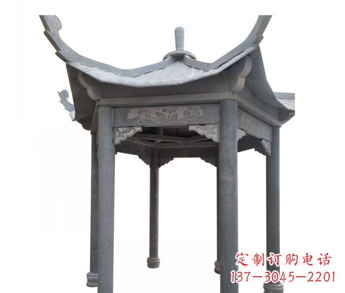 漯河园林景观仿古石雕凉亭 (3)