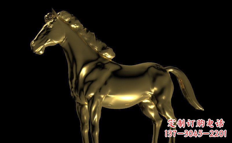 漯河园林马动物景观铜雕