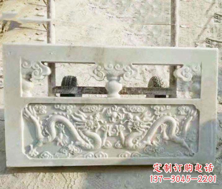 漯河园林石浮雕栏板景观石雕