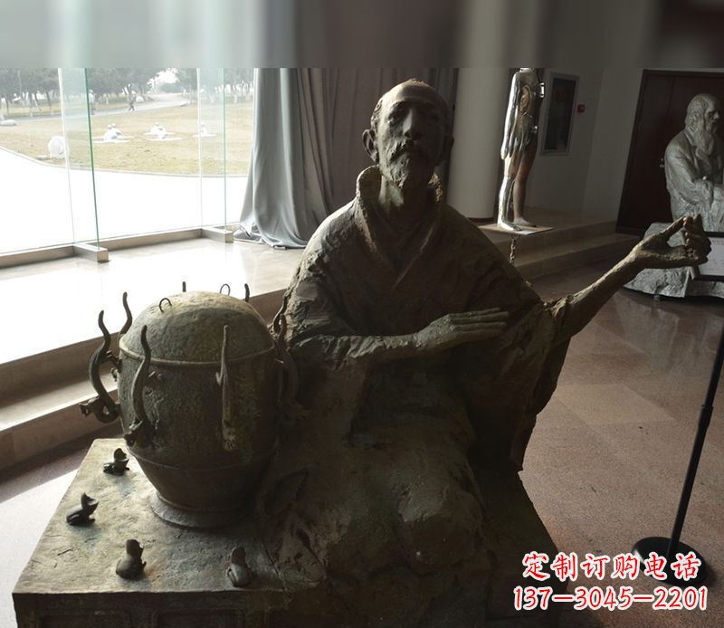 漯河张衡铜雕