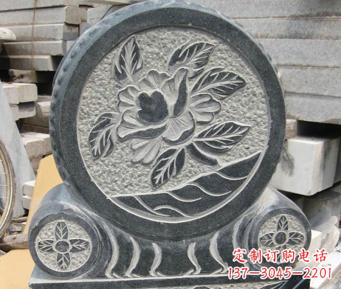 漯河招财抱鼓石仿古石门墩
