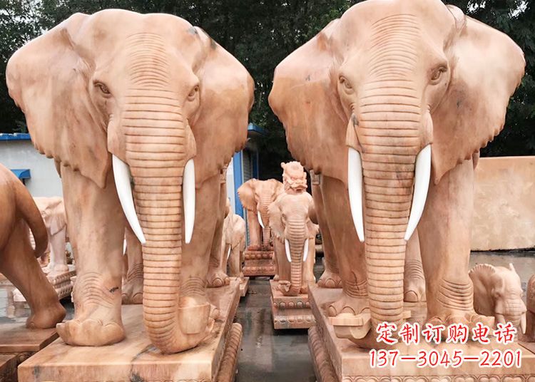漯河招财大象石雕