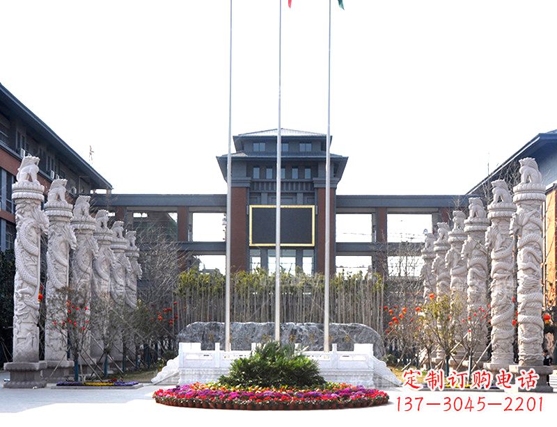 漯河中国华表雕塑-校园园林广场景观装饰雕塑