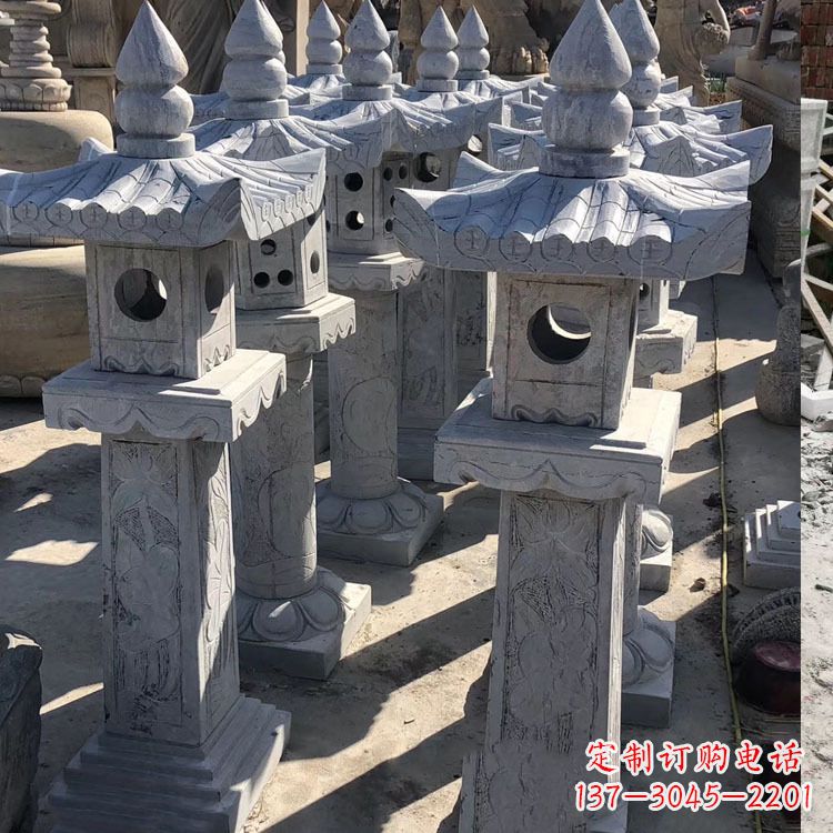 漯河中式汉代石雕灯笼