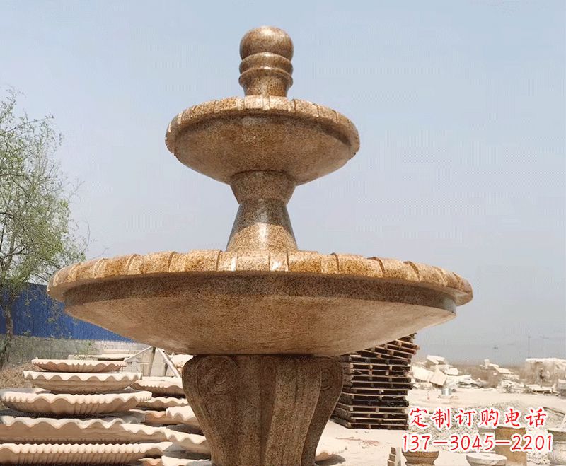漯河中式石雕喷泉