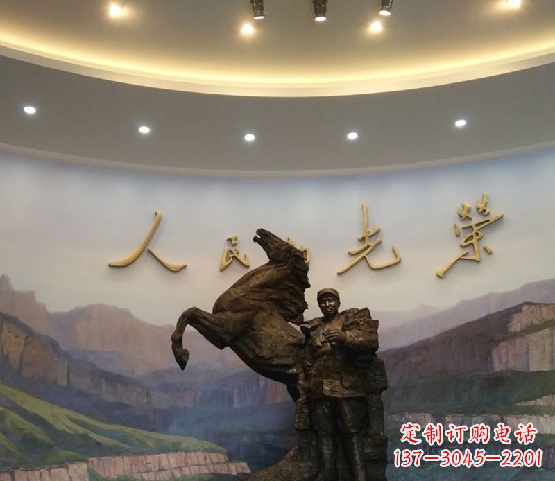 漯河朱德人物景观铜雕