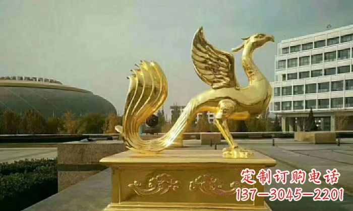 漯河朱雀铜雕