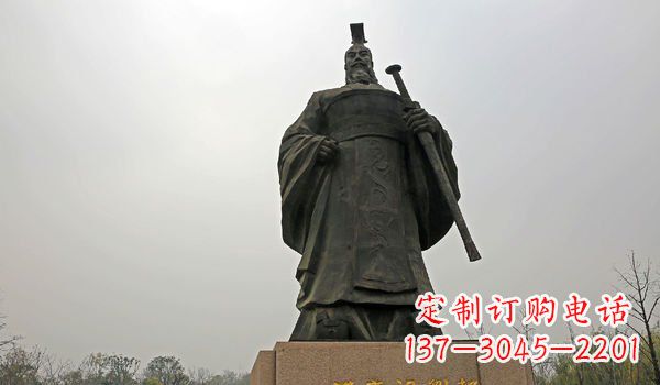 漯河铸铜刘邦雕塑