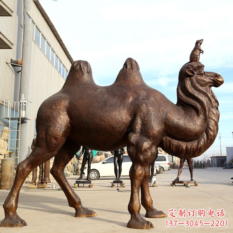 漯河铸铜骆驼雕塑