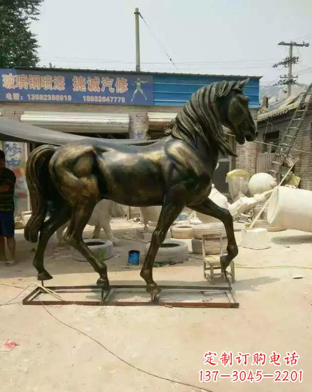 漯河铸铜马雕塑