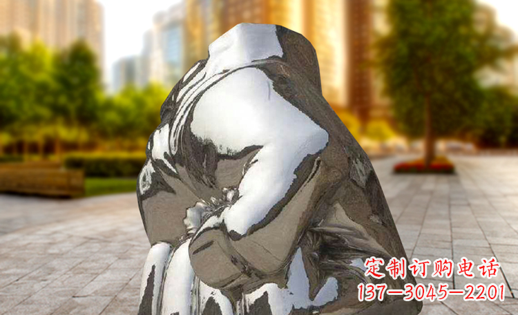 漯河不锈钢拳头广场景观雕塑